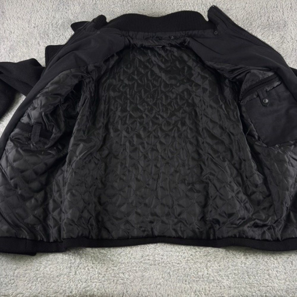 Levis Mens Black Wool Blend Double Breasted Peacoat Jacket XL RN54163 - Picture 5 of 14